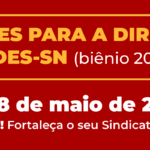 Eleições para a Diretoria do ANDES-SN ocorrem nos dias 07 e 08 de maio